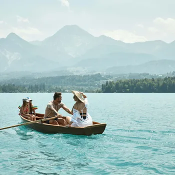 Sommer Boot fahren Faaker See
